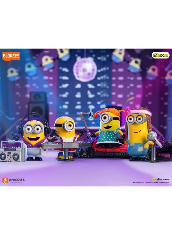 Blokees Minions Celebration Party | Veron with Microphone | Collectible Model Kit Toy Figure - Image 2