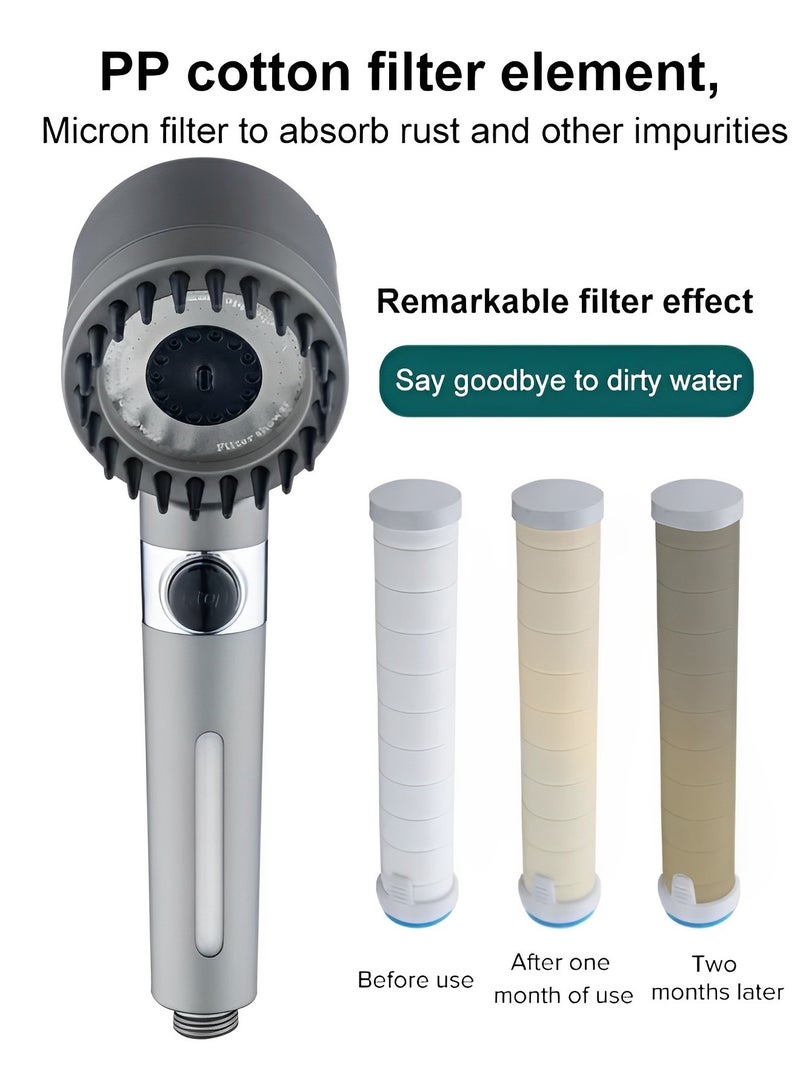 ريوكل رأس دش محمول عالي الضغط مع 3 أوضاع دش محمول وغسيل قوي مدمج لتنظيف الحوض والبلاط والحيوانات الأليفة والحوائط والأقواس العلوية - Image 2