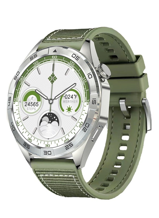 RollsTimi  Men's Smart Watch Sports Waterproof Watch With Full Touch Screen Voice Chat Heart Rate And Sleep Monitoring Bluetooth Pairing Android And iOS - Image 1