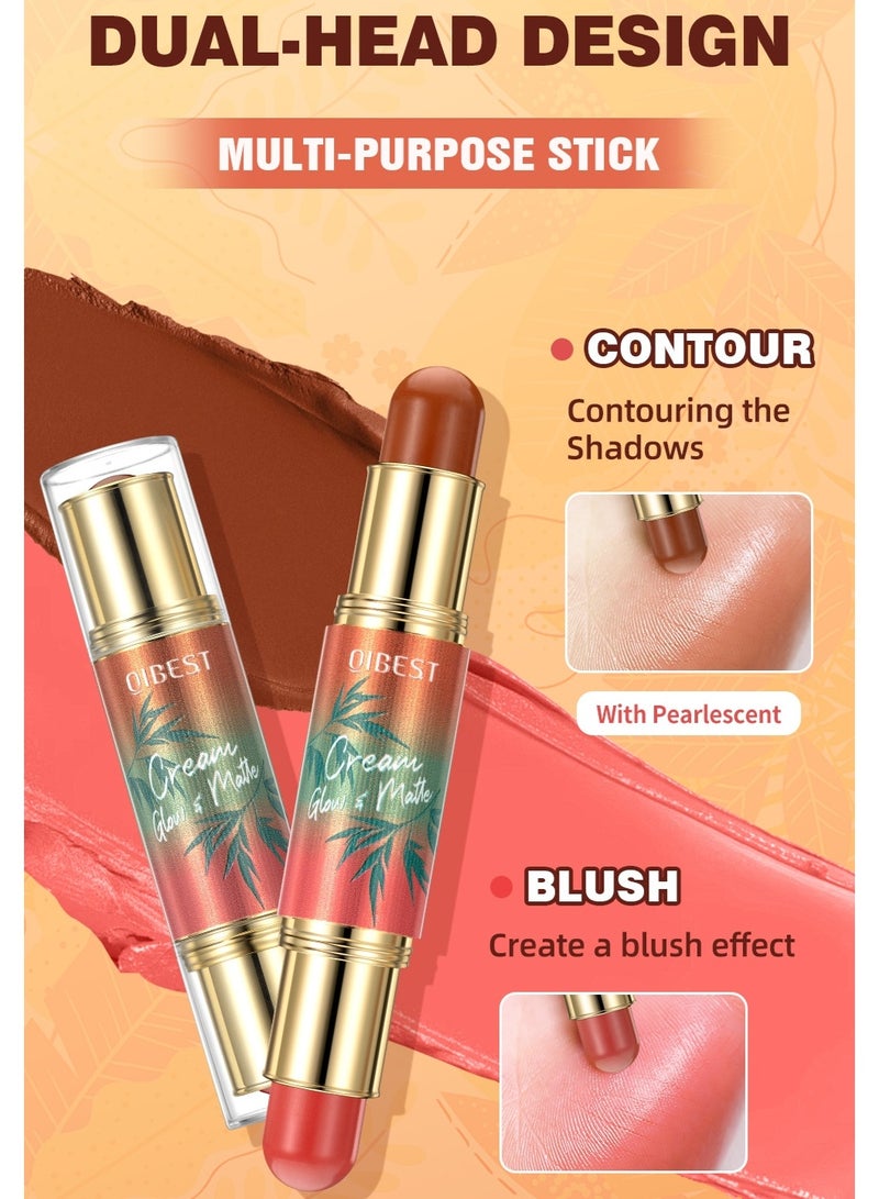 كيو آي بست قلم كونتور متعدد الاستخدامات، ثنائي اللون، بلمسة نهائية حريرية، مقاومة للماء، تدوم طويلًا. مثالي لللمسات التجميلية اليومية. - Image 5