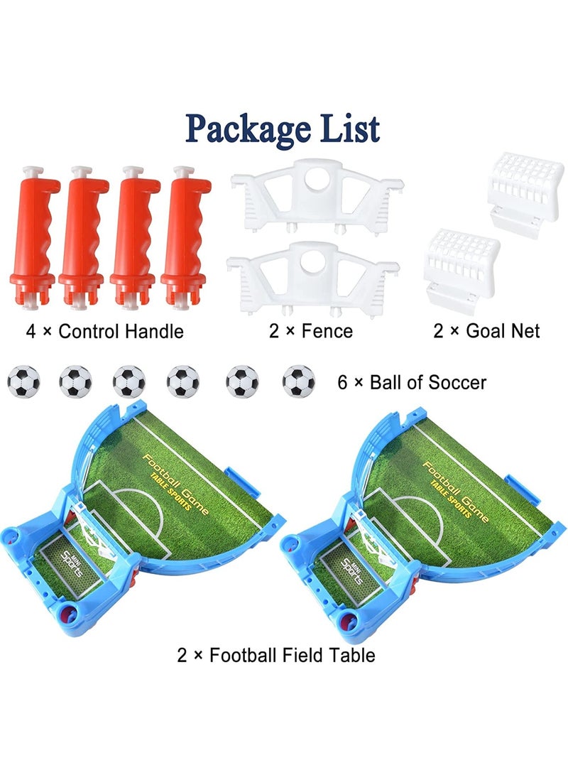 6 Balls Football Table Interactive Game, Tabletop Football Soccer Pinball for Indoor Game Room, Desktop Sport Board Game for Adults Kids Family Game Night Fun (15"x 7" x 3") - Image 5