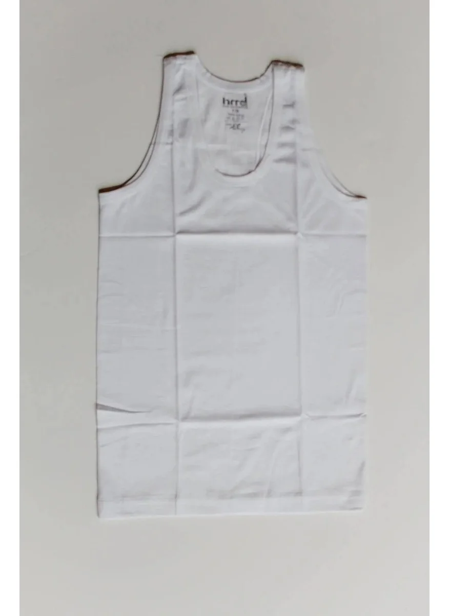HMD 515X3 Boy's 3-Piece Ribbed Thick Strap Undershirt-White