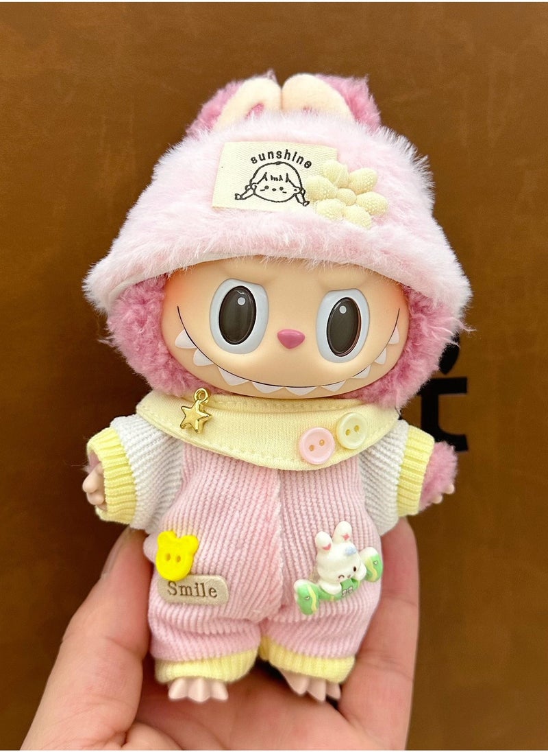 LABUBU Labubu Doll Clothes,Labubu Clothes,Handmade Crochet Doll Clothes,  for 6.7 Inch Doll,High Quality Labubu Clothes with Accessories,Elegant Clothes for Labubu Dolls 