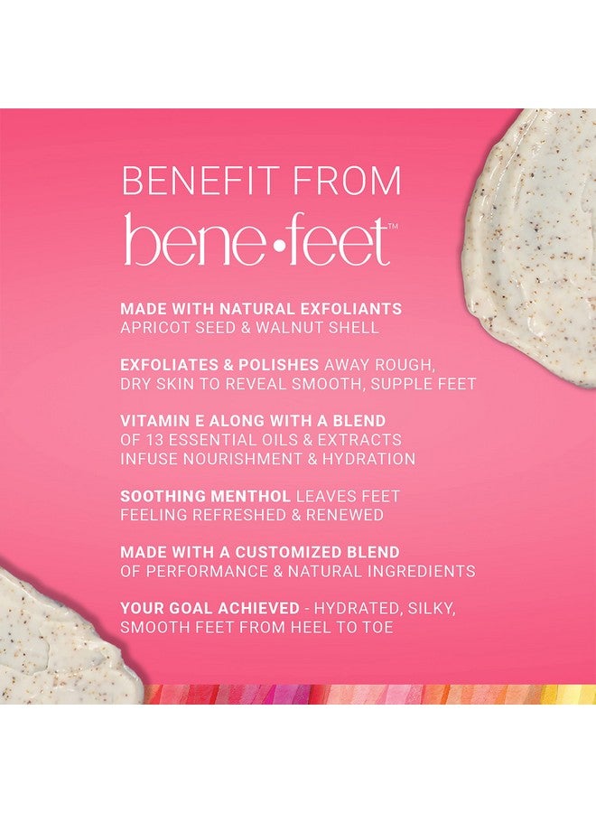 Benefeet Scrubadub Cooling Foot Scrub Exfoliates + Refreshes Dry + Dull Skin Get Smoother Skin From Heel To Toe Made W/ Vitamin E Apple Cider Vinegar Walnut Shell + Apricot Seed 4 Oz (1 Pack) - Image 5