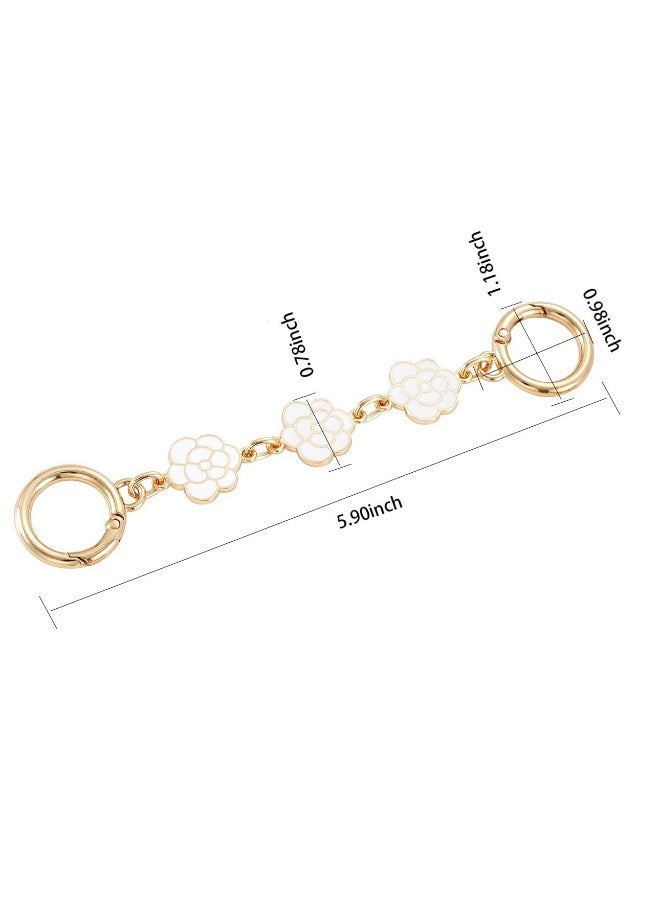 أطوال حزام الحقيبة، 2 قطعة، موسع حزام بطول 5.9 بوصة لحقيبة الكتف وإكسسوارات تزيين شكل الحقيبة، موسع سلسلة حزام البديل لحقيبة اليد - Image 4