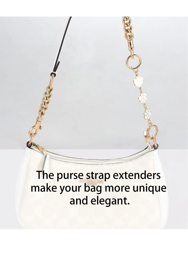 أطوال حزام الحقيبة، 2 قطعة، موسع حزام بطول 5.9 بوصة لحقيبة الكتف وإكسسوارات تزيين شكل الحقيبة، موسع سلسلة حزام البديل لحقيبة اليد - Image 3