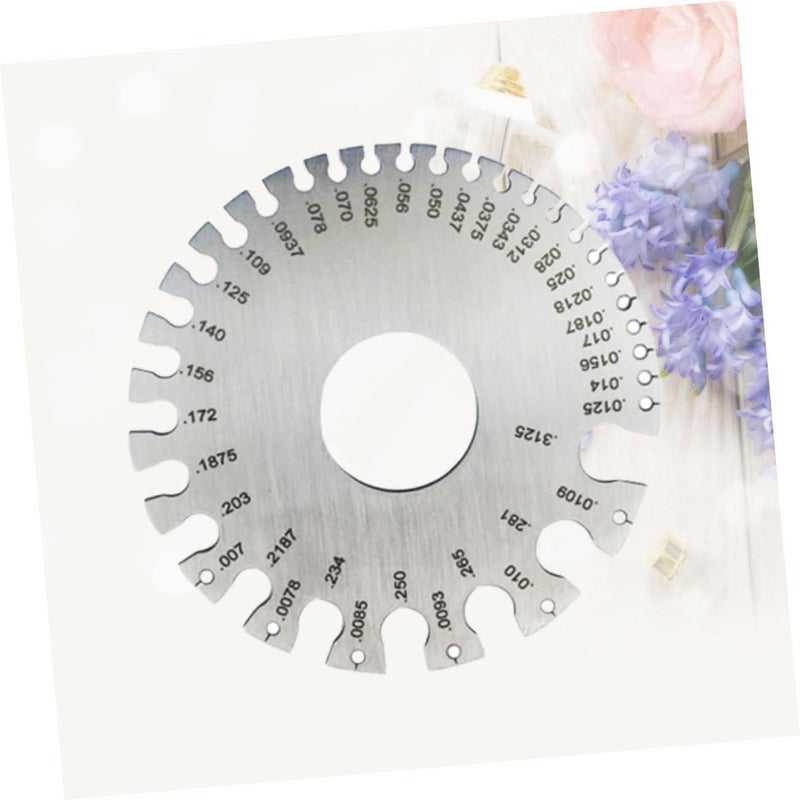 Stainless Steel Fillet Gauge 0 to 36 for Welding Thickness Measurement Light Gauge - Image 3