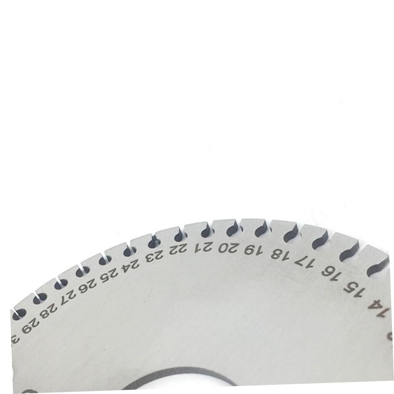 Stainless Steel Fillet Gauge 0 to 36 for Welding Thickness Measurement Light Gauge - Image 4