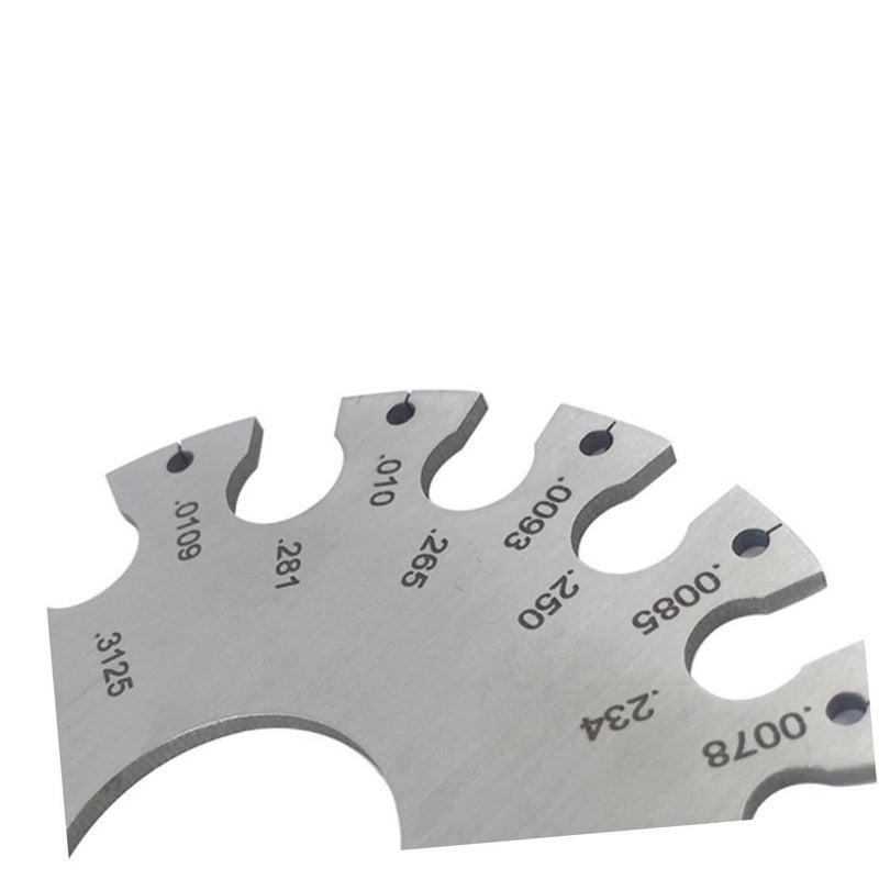 Stainless Steel Fillet Gauge 0 to 36 for Welding Thickness Measurement Light Gauge - Image 5