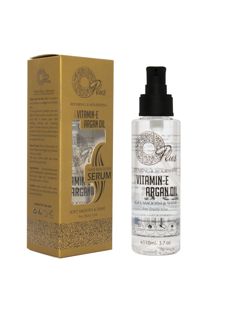 Oplus - Nourishing and Repairing Hair Serum with Argan Oil and Vitamin E 110 ml - Image 1