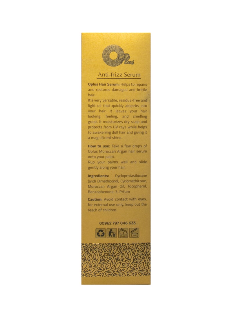 Oplus - Nourishing and Repairing Hair Serum with Argan Oil and Vitamin E 110 ml - Image 1