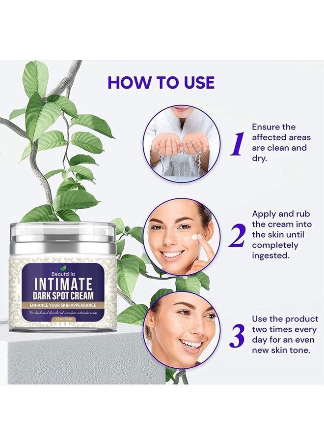 Beautzilla - Moisturizing Intimate Area Dark Spot Corrector with Instant Results for Knees, Elbows, Underarms, and Thighs - Image 1
