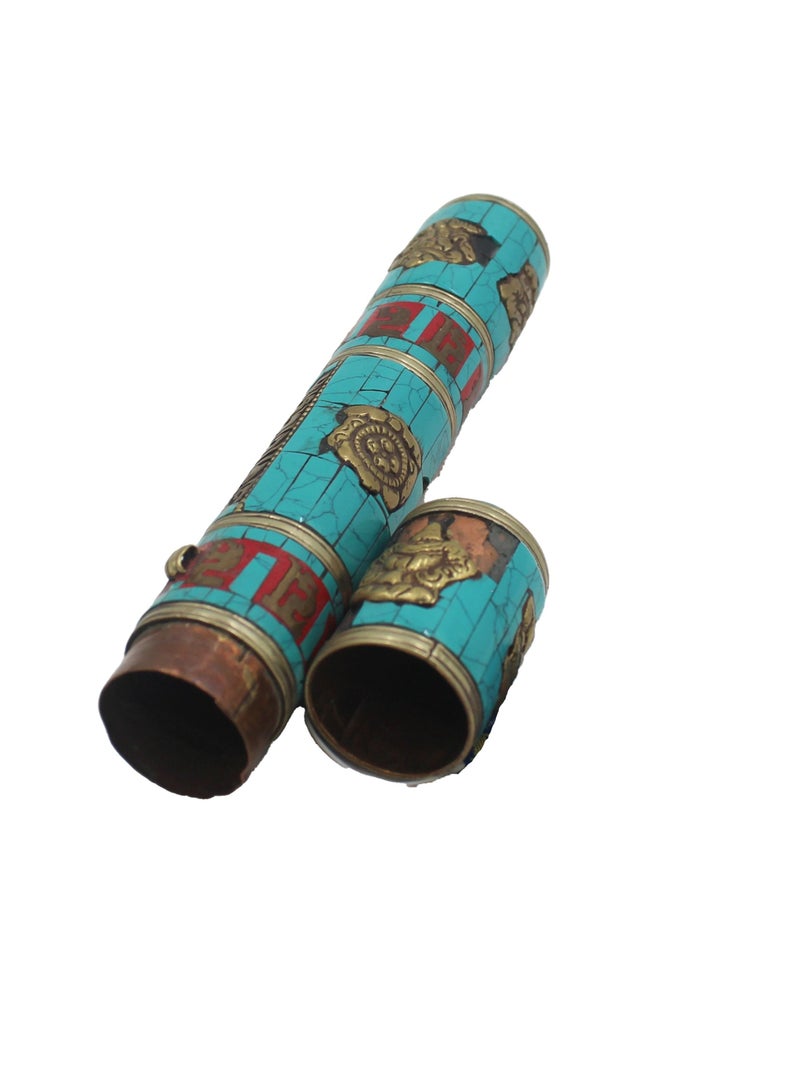Antique Museum Handmade scroll Stone Work Nepal  - Image 2