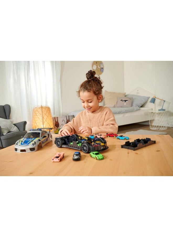 Majorette Majorette Porsche 911 GT3 RS Carry Case Police Car with Mini Car  - Image 5