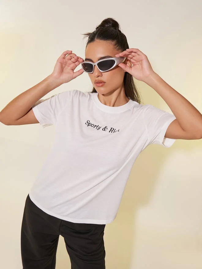 Take Two Slogan Print Round Neck T-Shirt