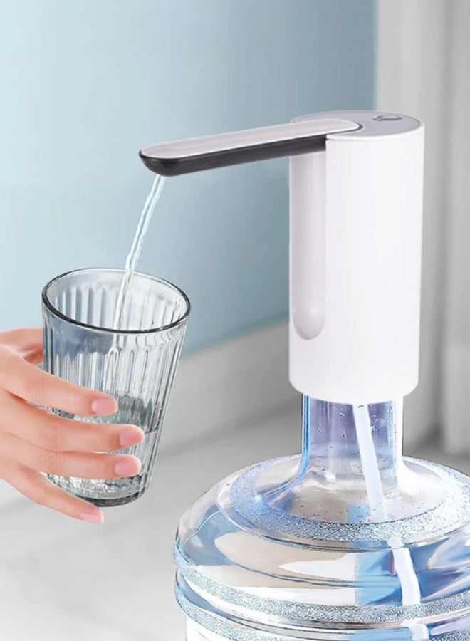 Automatic Water Dispenser USB Chargeable Portable Electric Water Bottle Pump Folding Smart Quantitative Bucket Bottle Dispenser - Image 1