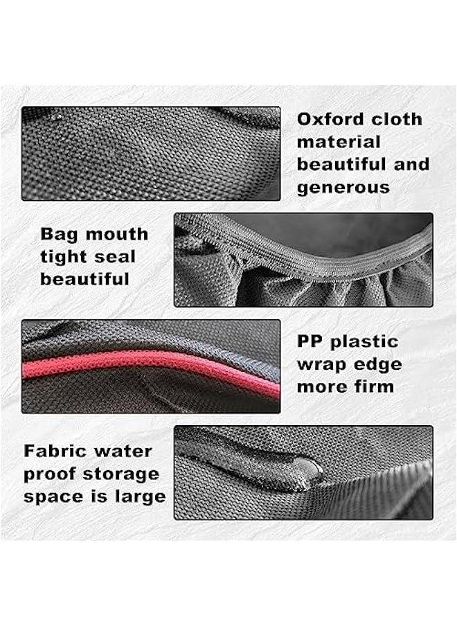 Generic Winch Cover, Heavy Duty 600D Breathable Oxford Fabric Waterproof Dust-Proof Winch Protection Cover Compatible with Most 8500-17500 Lbs Electric Winches, Indoor/Outdoor (21.5” x 9.5”x 7.5”) Black  - Image 3