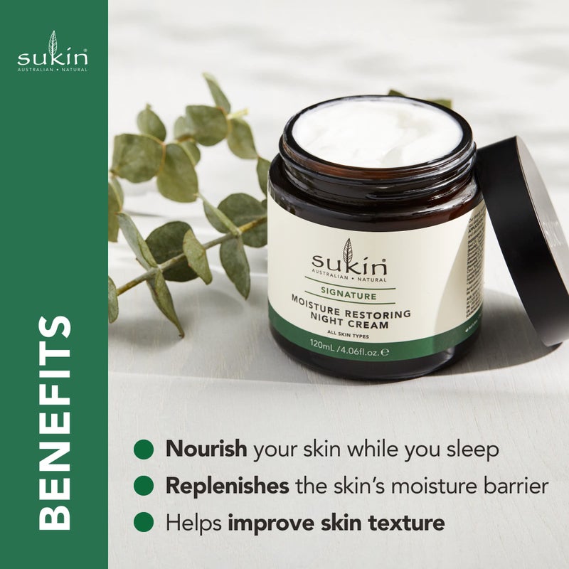 Sukin Organics Moisture Restoring Night Cream, 4.06 Fl. Oz. - Image 2
