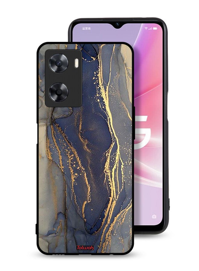 Tolwak Oppo A57s Protective Case Cover Gliter Marble Pattern - Image 1