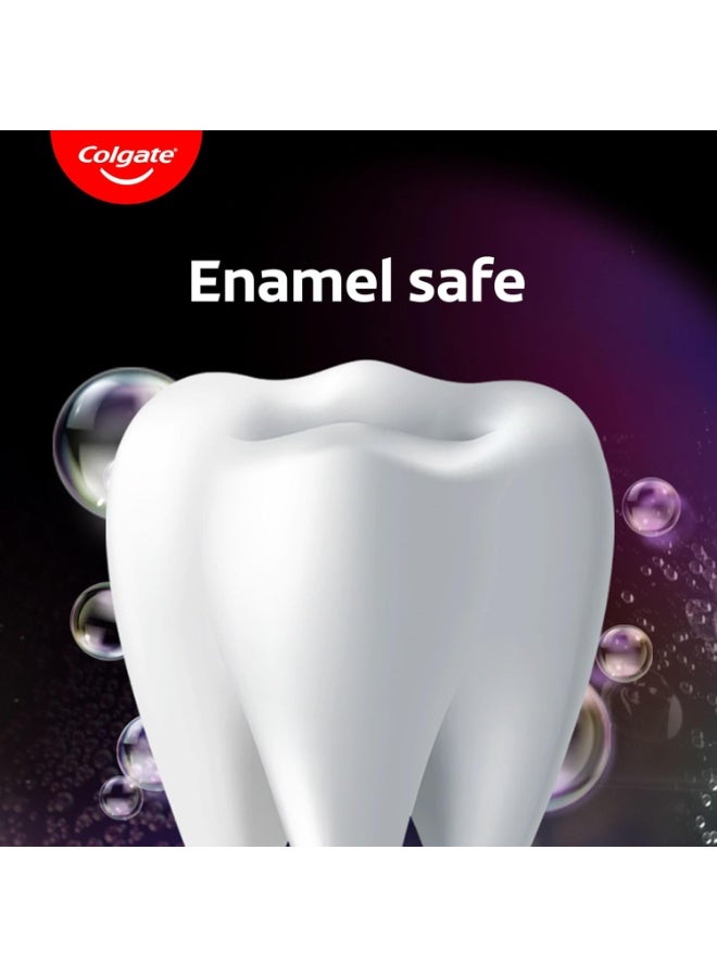 كولجيت معجون أسنان كولجيت فيزيبل وايت O2 لتبييض الأسنان (50 جرام) لأسنان أكثر بياضًا بشكل ملحوظ بدءًا من 3 أيام باستخدام التكنولوجيا النشطة وتبييض الأسنان الآمن على المينا والنفس المنعش - Image 5