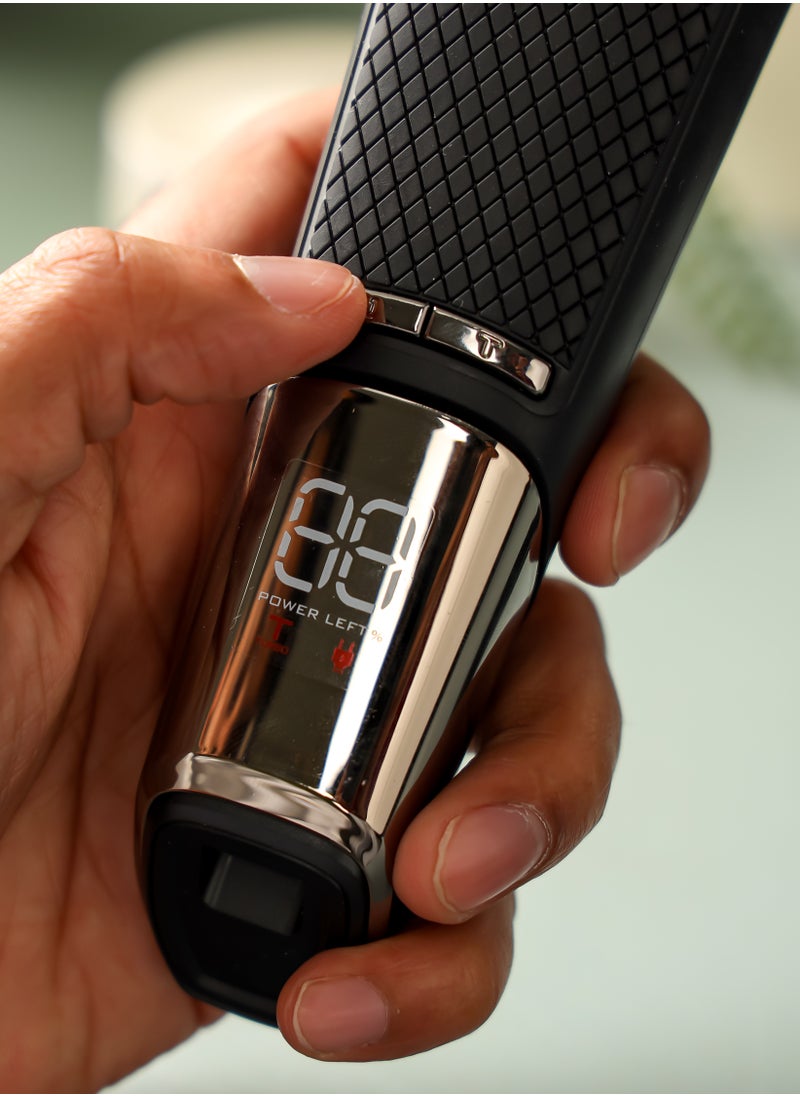 GEEPAS - Digital Hair Clipper with High Capacity Battery| High Performance with Titanium Coating for Efficient Operation| Digital Display | GTR56032 - Image 1