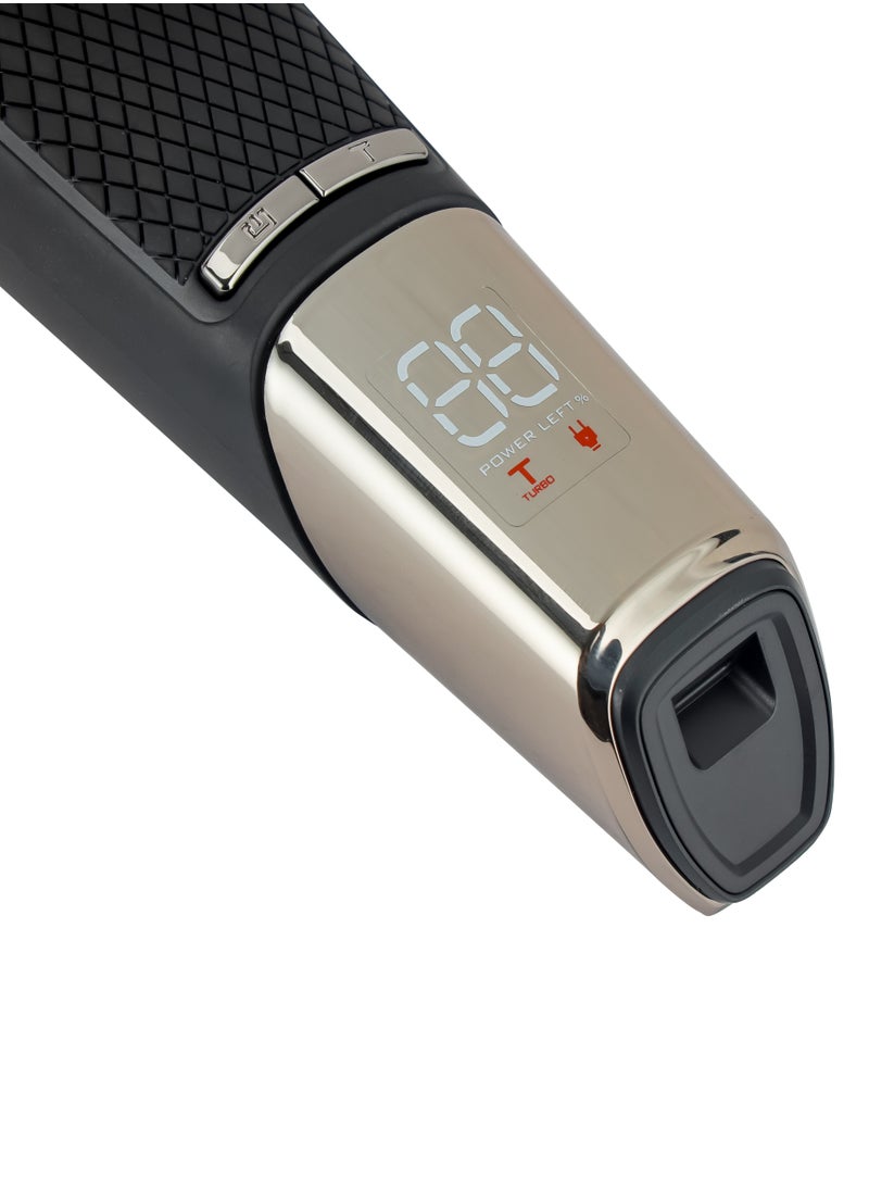 GEEPAS - Digital Hair Clipper with High Capacity Battery| High Performance with Titanium Coating for Efficient Operation| Digital Display | GTR56032 - Image 1