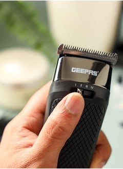 GEEPAS Digital Hair Clipper with High Capacity Battery| High Performance with Titanium Coating for Efficient Operation| Digital Display | GTR56032  - Image 5