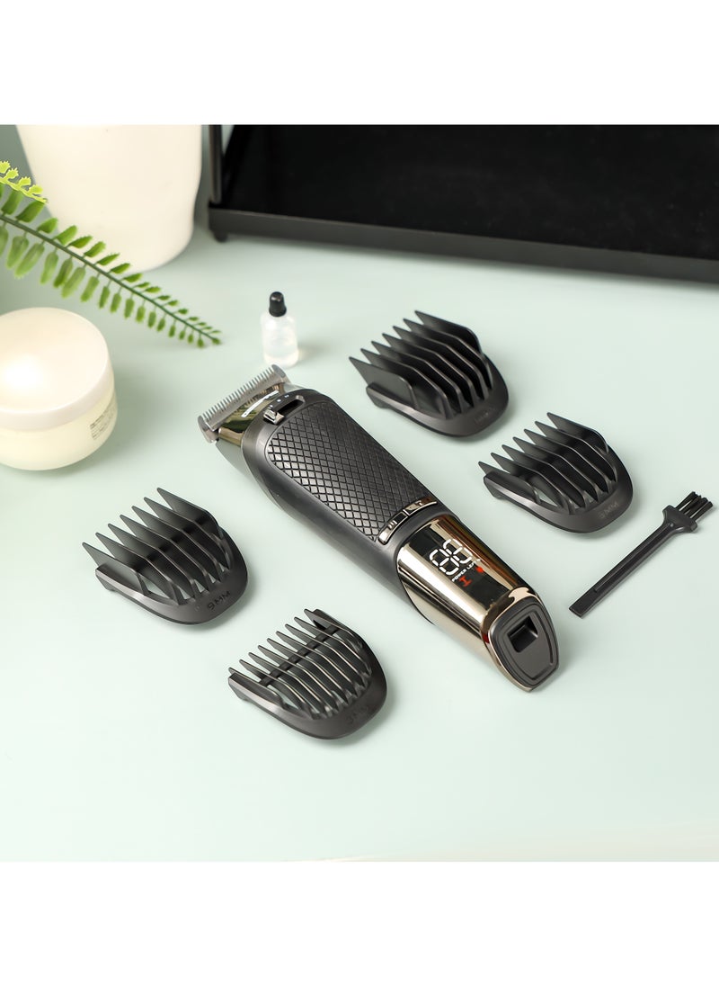 Geepas Digital Hair Clipper- GTR56032| Hair Clipper with High Capacity Battery| High Performance Blade with Titanium Coating for Efficient Operation, Does not Hurt Scalp| Digital Display - pzsku/Z75E8C9FB9D2C8ADCEFB8Z/45/_/1724046702/6134145a-3920-4987-93a1-edcbab5def06