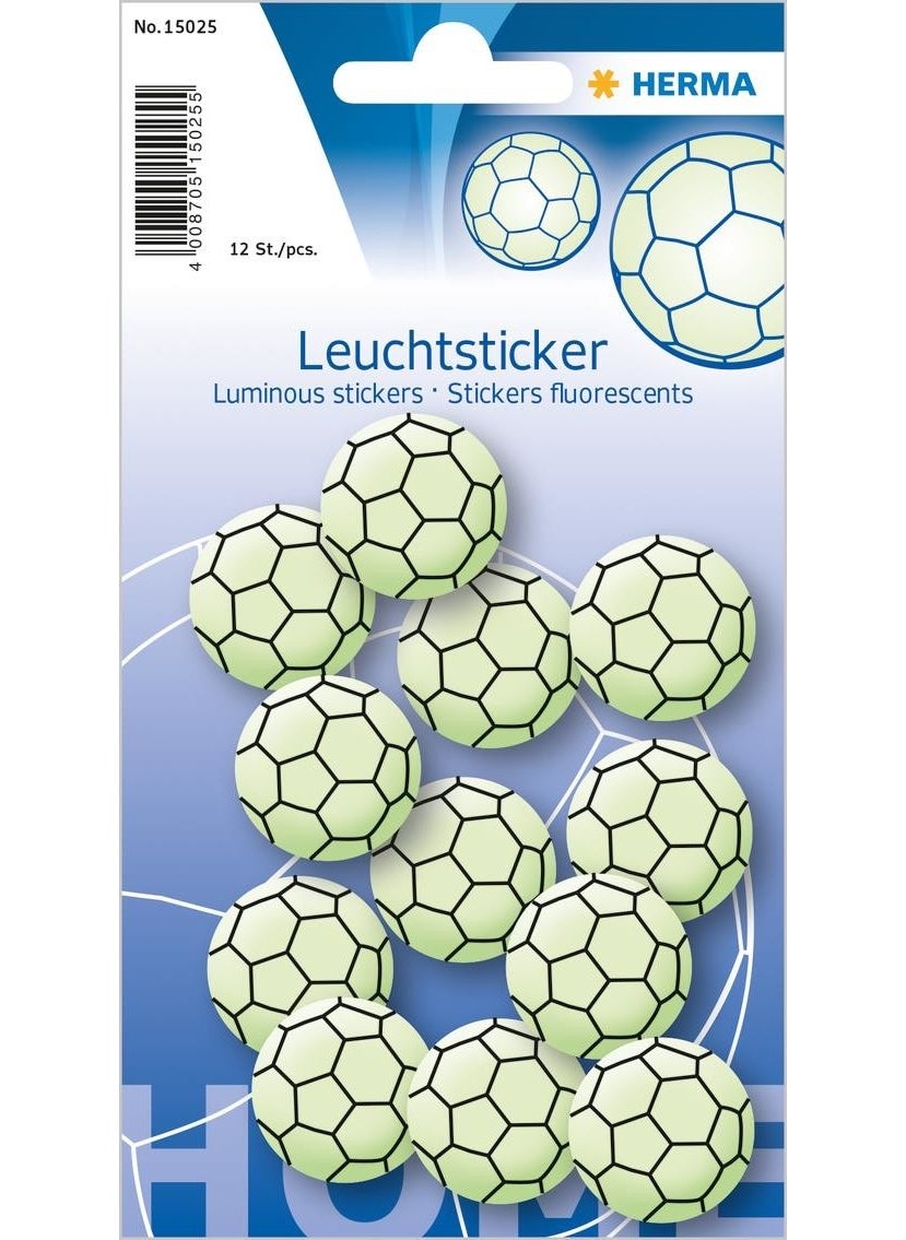 Herma - Home Night Glowing Sticker Small Football Ball - Image 1