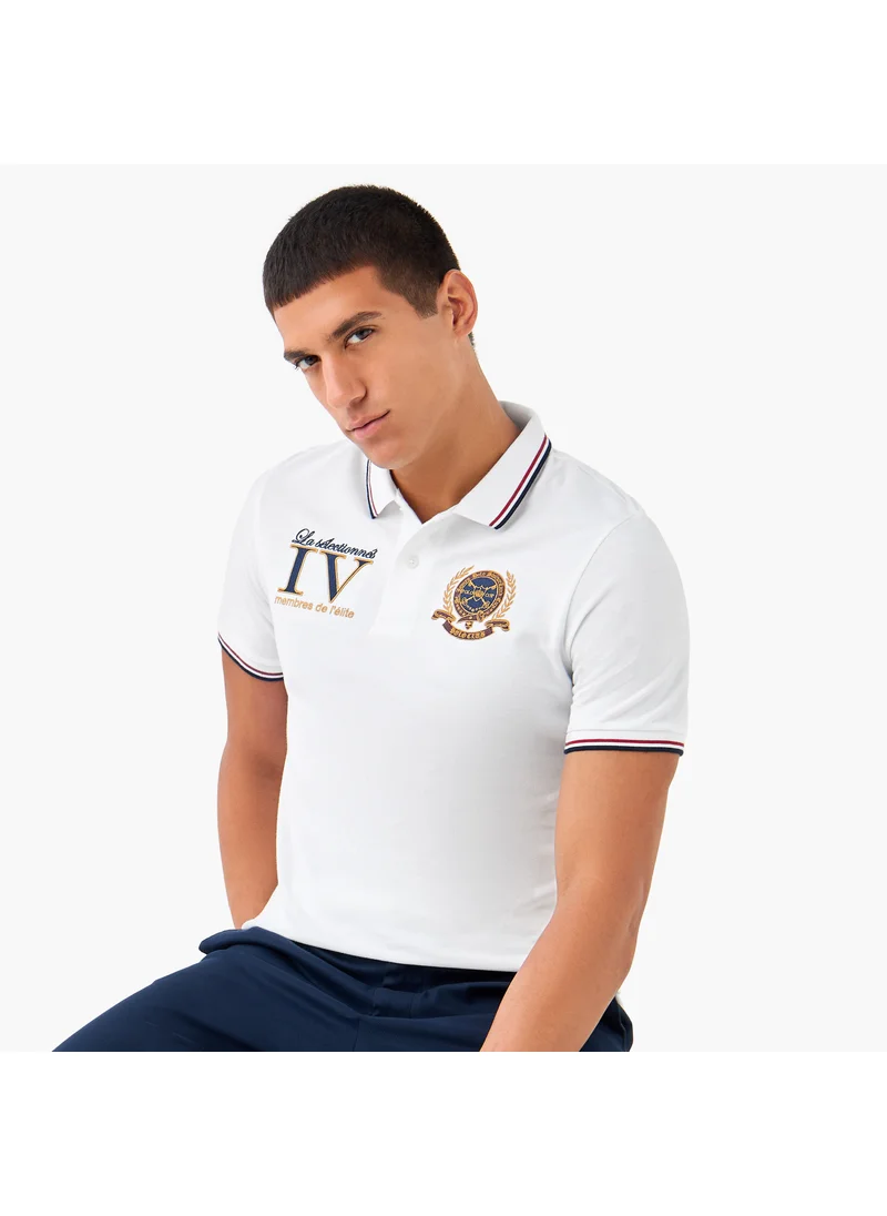 فاف Embroidered Polo T-shirt