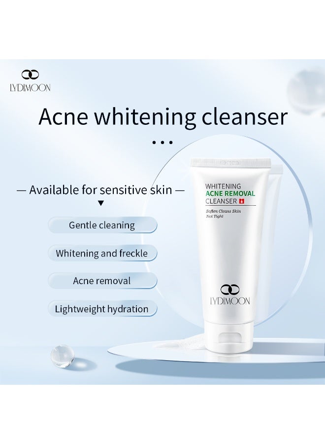 LYDIMOON Acne Whitening Cleanser | Gentle Oil Control & Moisturizing 100g - Image 2
