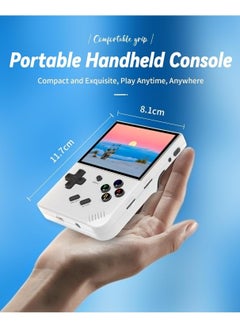 ANBERNIC  RG35XX Plus Linux Handheld Game Console, 3.5'' IPS Screen, Pre-Loaded 6900 Games, 3300mAh Battery, Supports 5G WiFi Bluetooth HDMI and TV Output (64GB, White)  - Image 5