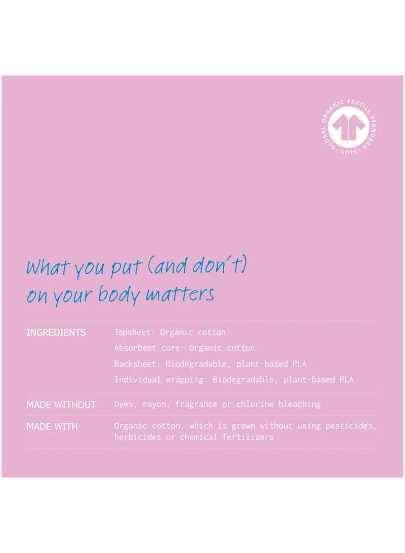 Adaye Organic Cotton Daily Panty Liners 12 Pcs - Image 4