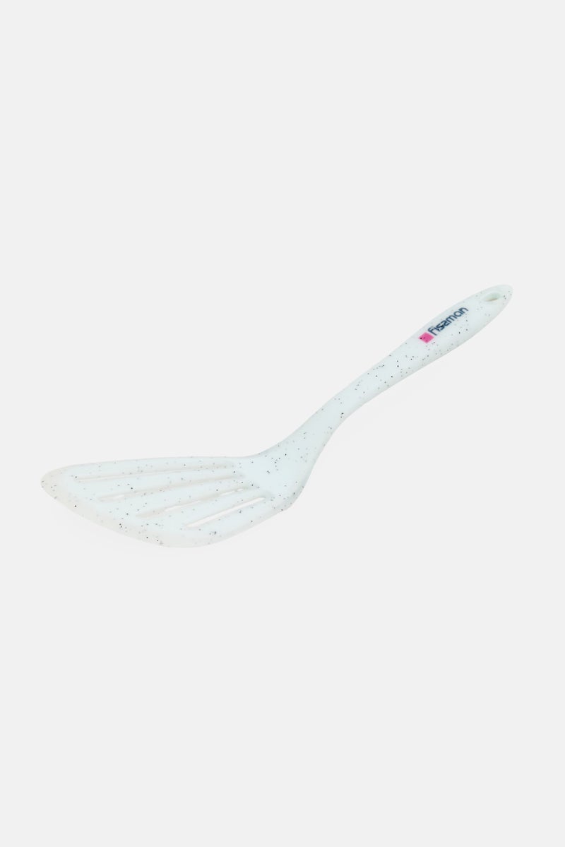 Fissman Silicone Slotted Turner, White - Image 2