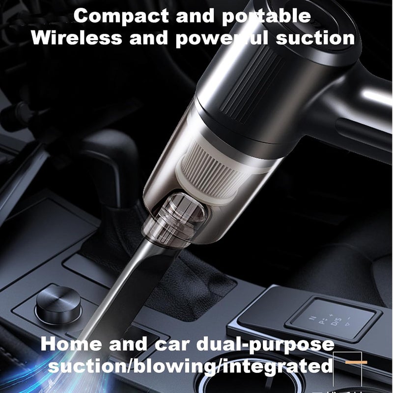 Car Vacuum Cleaner - High Power Cordless Handheld Cleaner, Strong Suction Vehicle Vacuum, Portable Dust Collector, Lightweight Mini | Compact Auto for Home, Car, SUV, Interior Cleaning - Image 4