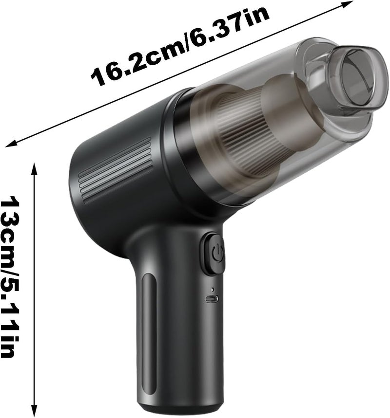 Car Vacuum Cleaner - High Power Cordless Handheld Cleaner, Strong Suction Vehicle Vacuum, Portable Dust Collector, Lightweight Mini | Compact Auto for Home, Car, SUV, Interior Cleaning - Image 5