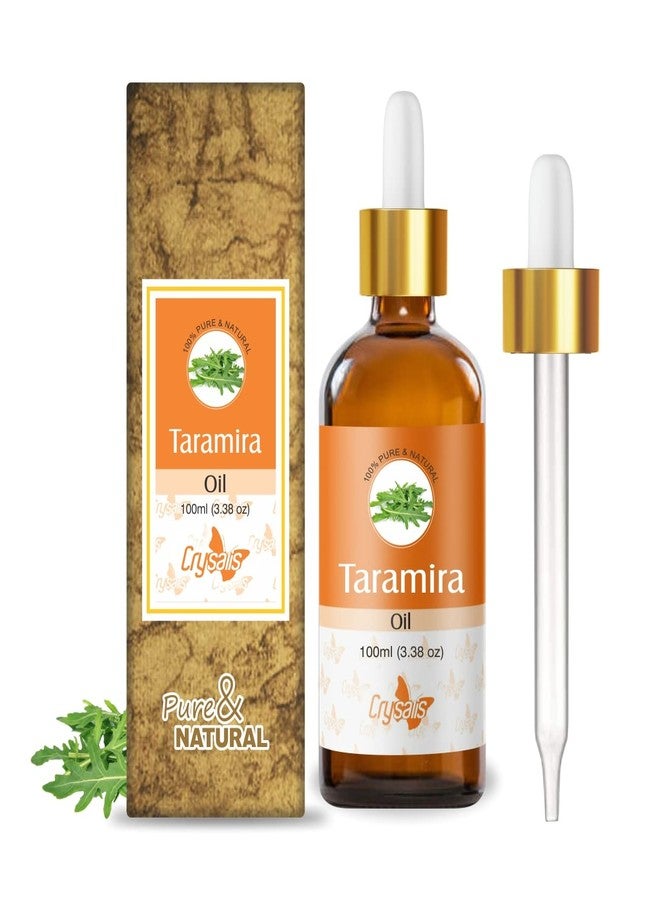 Crysalis Taramira (Eruca Vesicaria Ssp. Sativa) Oil |100% Pure & Natural Undiluted Essential Oil Organic Standard/Taramira Oil For Healthy Hair & Skin/Removes Dandruff -100Ml With Dropper - Image 1