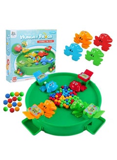 Imported Hungry Frog Game 🐸 - Large Size, suitable for up to 4 players! A fun family game where players compete by pressing the frog to eat the most balls. Perfect for entertainment and quality family time!