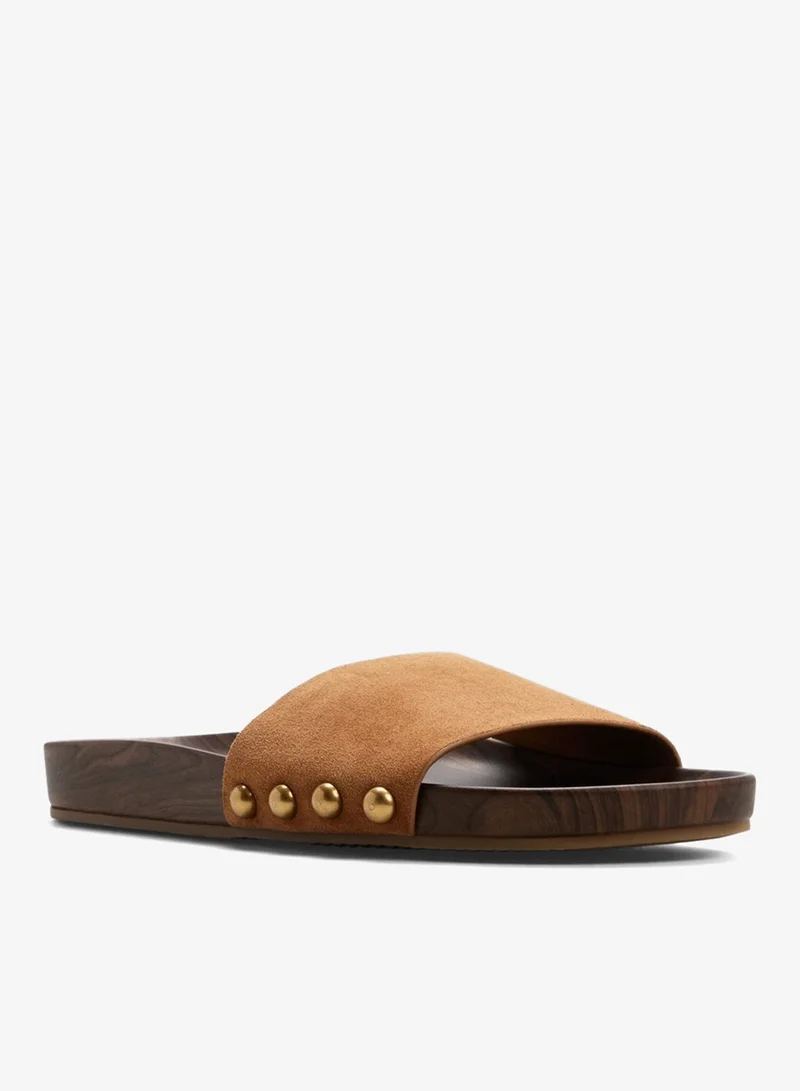 ALDO  ROOTED Open Toe Flat Sandals for Women | Best Price UAE