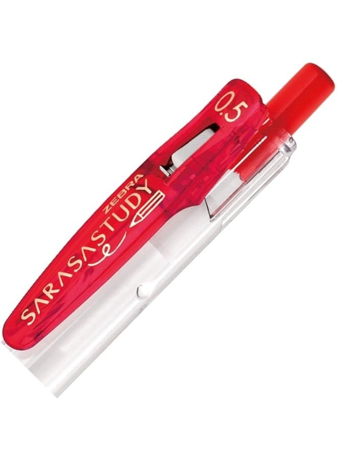 ZEBRA Gel Ballpoint Pen Study 0.5 Red 10Pcs B Jjm88 R  - Image 3