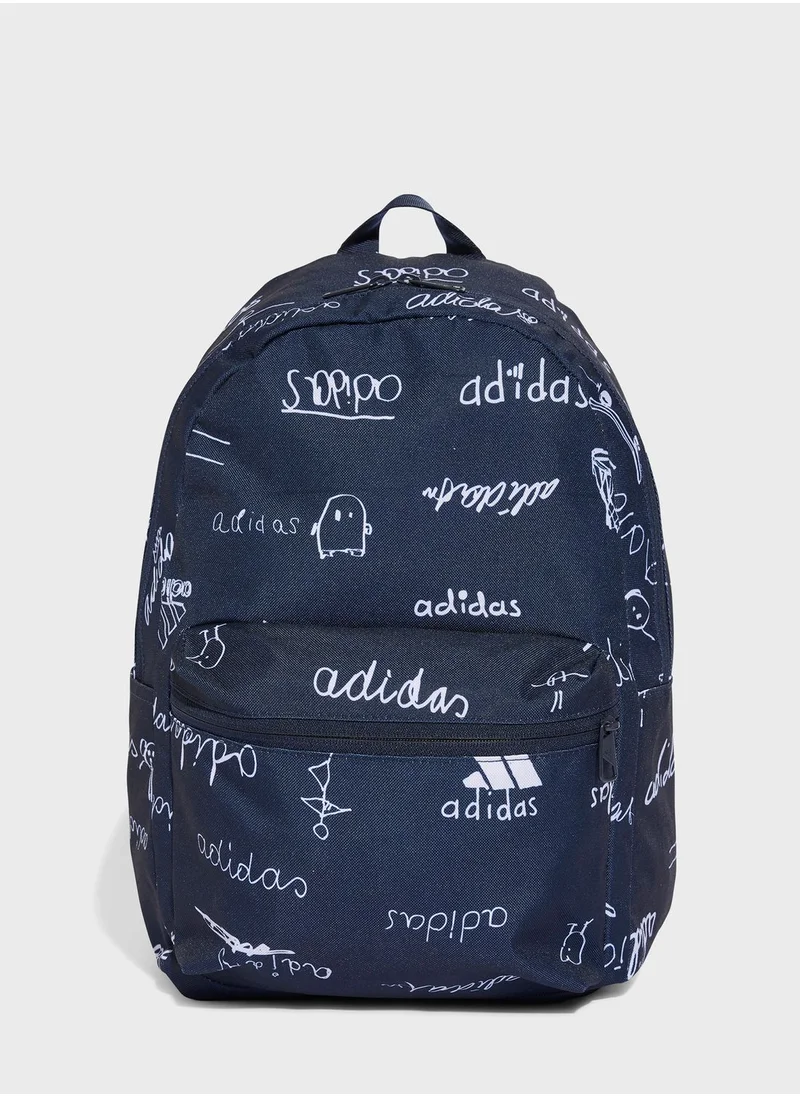 Adidas Kids Big Logo Backpack