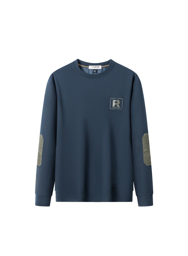 Tucano men's Round Neck Sweatshirt For Spring/fall, Multiple Colors, Thick & Textured Pullover Long Sleeve Casual Top For Layering - Image 2