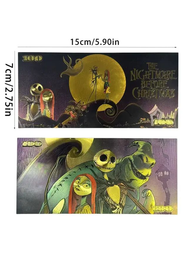 Style 5 Jack Skellington Ticket Vouchers Durable Collectible Party Decor - Image 3