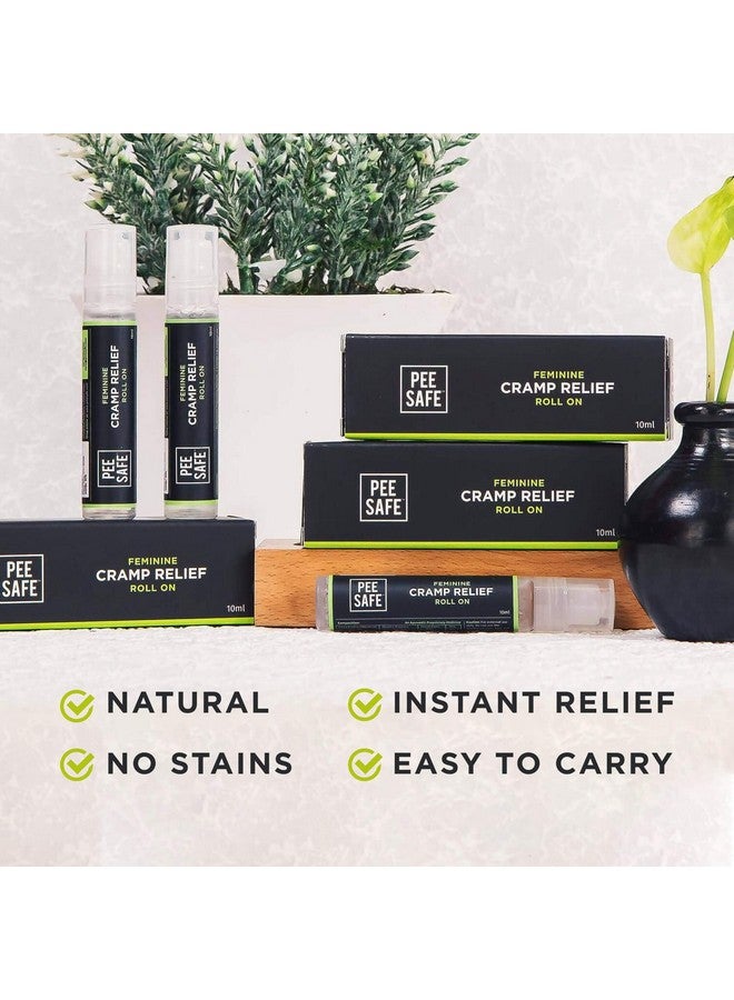 PEESAFE بي سيف رول أون لتخفيف تشنجات الدورة الشهرية مع مستخلصات الأيورفيدا (10 مل) | 100% مسكن طبيعي لآلام الدورة الشهرية - Image 5