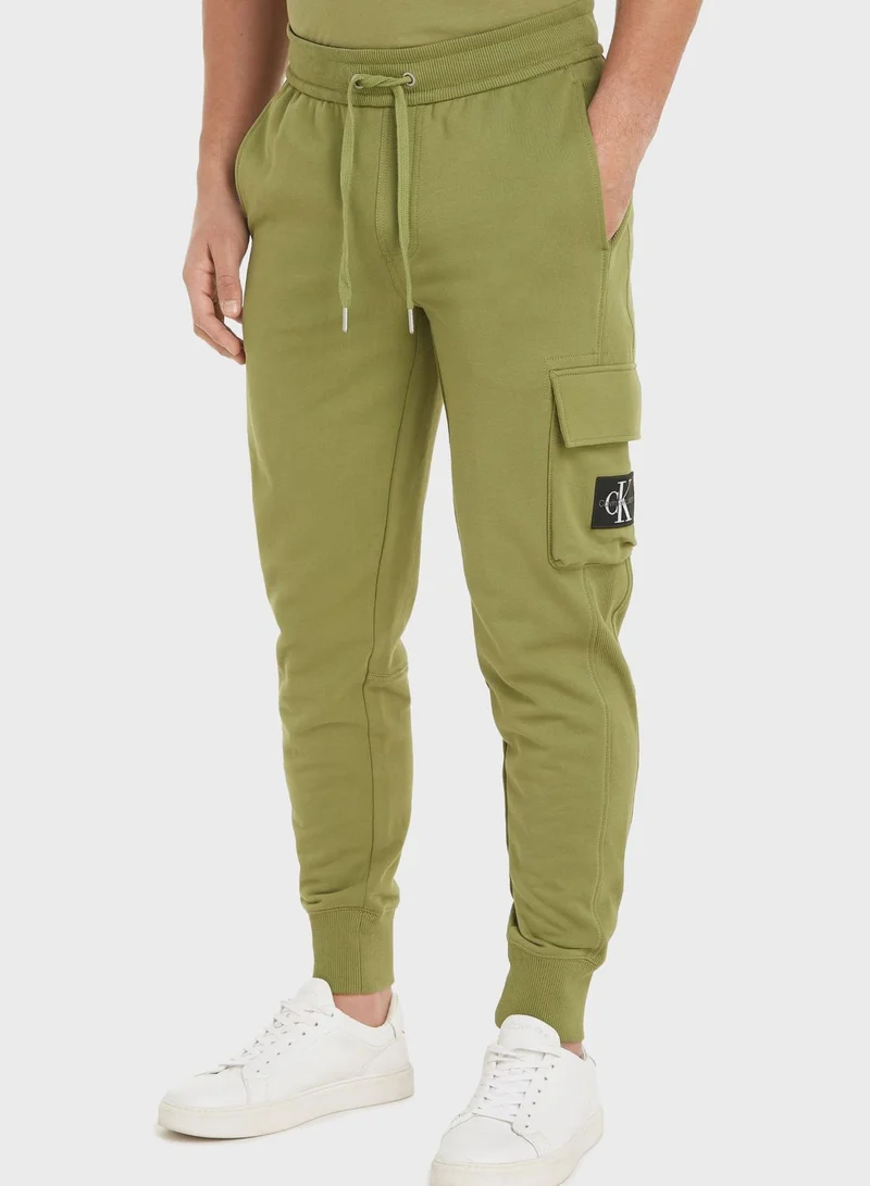 Calvin Klein Jeans Logo Badge Cargo Pants