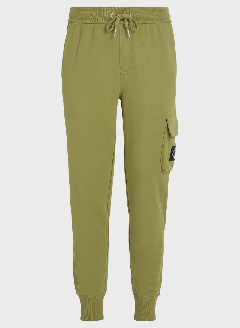 Calvin Klein Jeans Logo Badge Cargo Pants