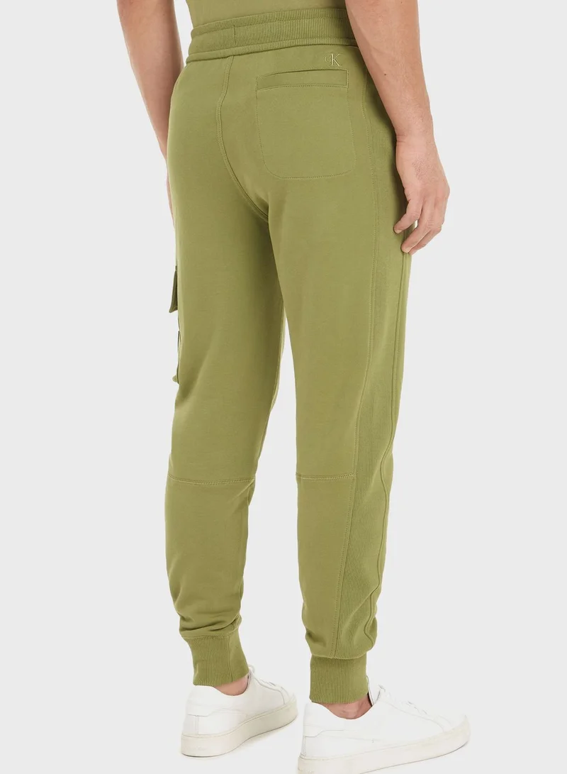 Calvin Klein Jeans Logo Badge Cargo Pants