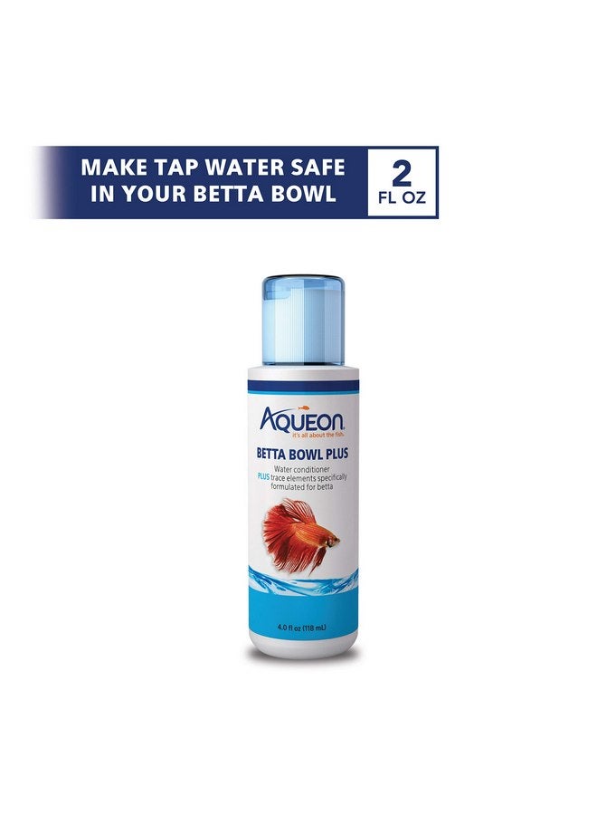 Aqueon Aquarium Fish Tank Betta Bowl Plus Water Conditioner, 4 Ounce - Image 2