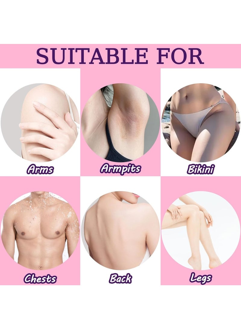 Zikra Hair Removal Cream for Women, 2 Pcs Fast and Painless Depilation, Gentle Hair Remover Formula for All Skin Types, Flawless Depilatory Cream for Underarms, Pubic, Bikini and Private Areas - Image 4