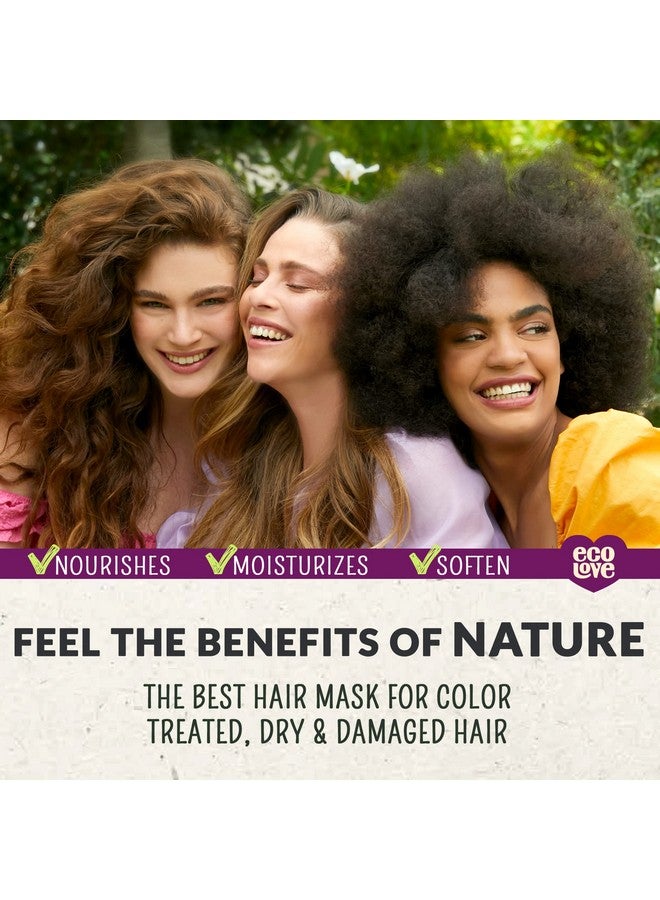 ecoLove Hair Mask For Dry Damaged Hair Natural Hair Mask Deep Conditioninghair Mask For Color Treated Hair No Sls Or Parabens With Natural Lavender Extract Vegan And Crueltyfree. 11.8 Oz - Image 4